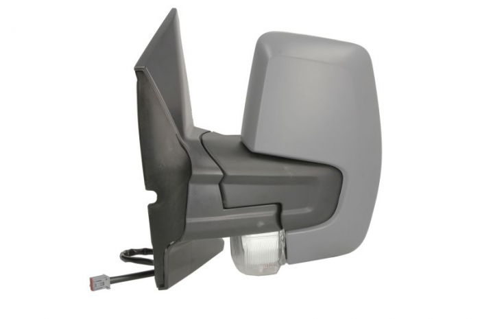 Oglinda laterala Stanga electric, incalzita, crom, potrivit FORD TOURNEO CONNECT V408 TOURNEO CUSTOM V362, TRANSIT CONNECT [2]