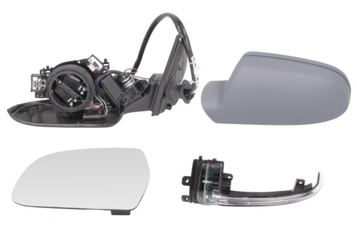 Oglinda laterala Stanga electrica, asferice, incalzita, potrivit AUDI A4 ALLROAD B8, A4 B8  [2]