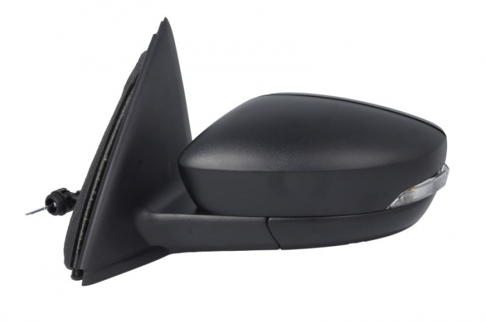 Oglinda laterala Stanga mecanic, crom potrivit SKODA FABIA III [3]