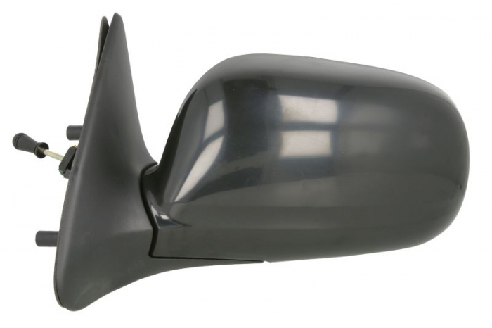 Oglinda laterala Stanga mecanic, plat, potrivit DACIA SANDERO II; DAEWOO CIELO, CIELO LOAD RUNNER, NEXIA pana in 1997 [3]