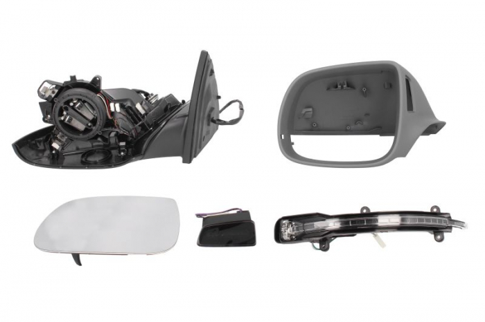 Oglinda stanga asferic, incalzita, grunduita AUDI Q7 2009-2015 [1]