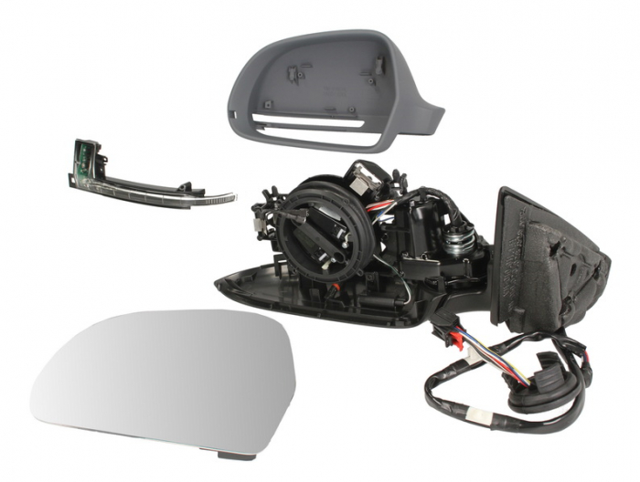 Oglinda stanga electrica, asferic, incalzita, grunduita AUDI A3 intre 2008-2012 [1]