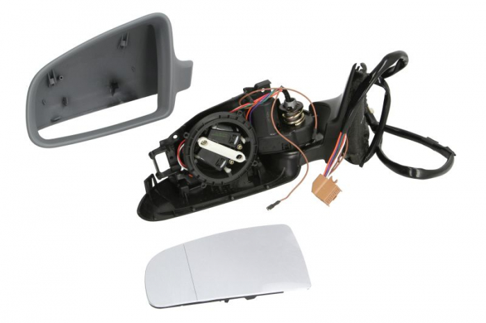 Oglinda stanga electrica, asferic, incalzita, grunduita, pliabila electric AUDI A4 intre 2000-2008 [1]