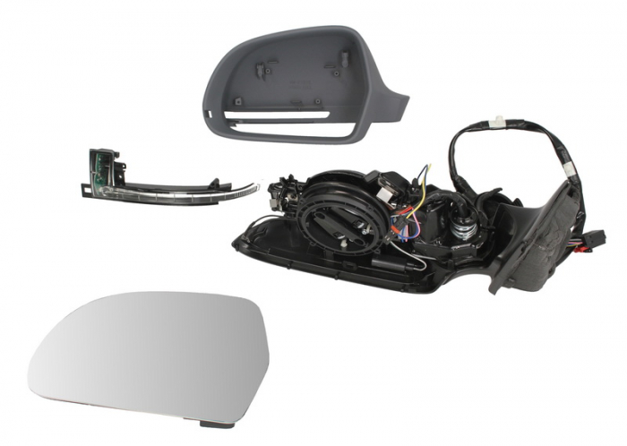 Oglinda stanga electrica asferica, incalzita, pliere electrica AUDI A3 8P intre 2008-2012 [1]