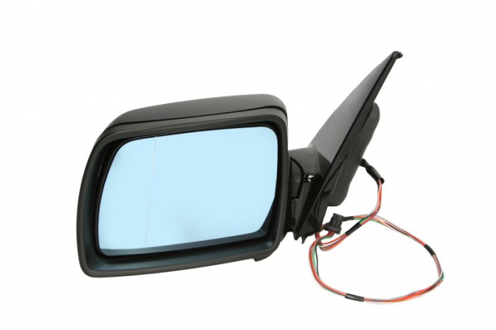 Oglinda stanga electrica cu memorie, asferica, incalzita, albastru, BMW X5 E53 intre 2000-2006 [1]
