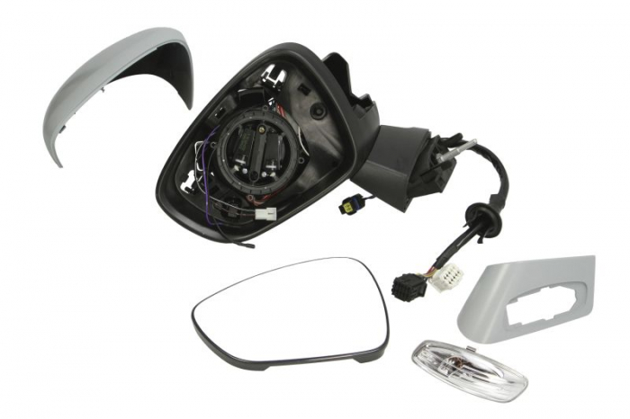 Oglinda stanga electrica incalzita, grunduita, pliabila electric CITROEN C4 II dupa 2009 [1]