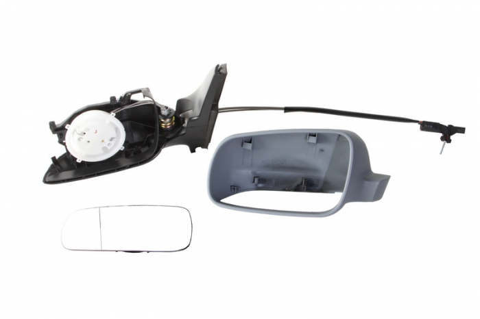 Oglinda stanga manuala, asferica, cu carcasa VW GOLF IV, BORA intre 1997-2006 [2]