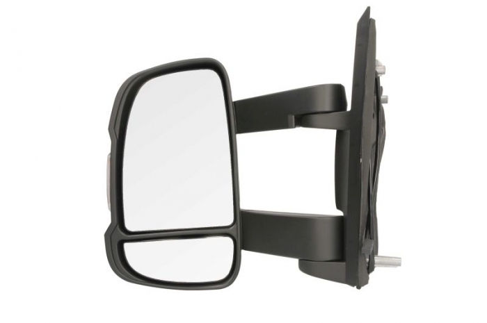 Oglinda stanga manuala crom, lung CITROEN JUMPER; FIAT DUCATO; PEUGEOT BOXER intre 2006-2014 [1]
