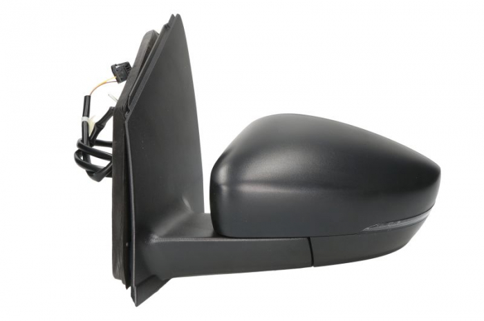 Oglinda stanga mecanica asferic, crom VW POLO intre 2009-2014 [2]