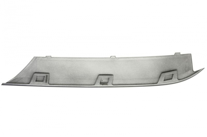 Ornament grila bara fata dreapta BASIS, plastic, gri potrivit BMW Seria 5 GRAN TURISMO F07 2013-2017 [2]