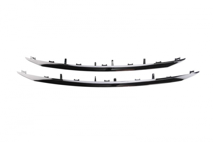 Ornament grila fata superior 2 buc. set, plastic, crom PEUGEOT 2008 2013-2016 [2]