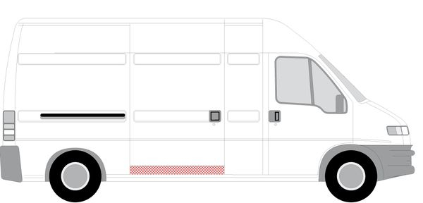 Panou reparatie usa Spate (conducta) potrivit CITROEN JUMPER I; FIAT DUCATO; PEUGEOT BOXER 03.94-09.06 [2]