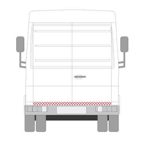 Panou reparatie usa Spate Dreapta/Stanga (conducta) potrivit MERCEDES VARIO, VARIO (B667, B670, B668), VARIO (B670), VARIO (B670, B668, B667) 09.96- [2]