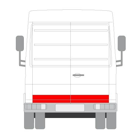 Panou reparatie usa Spate Dreapta/Stanga (strat, partea inferioara) potrivit MERCEDES VARIO, VARIO (B667, B670, B668), VARIO (B670), VARIO (B670, B668, B667) 09.96- [2]