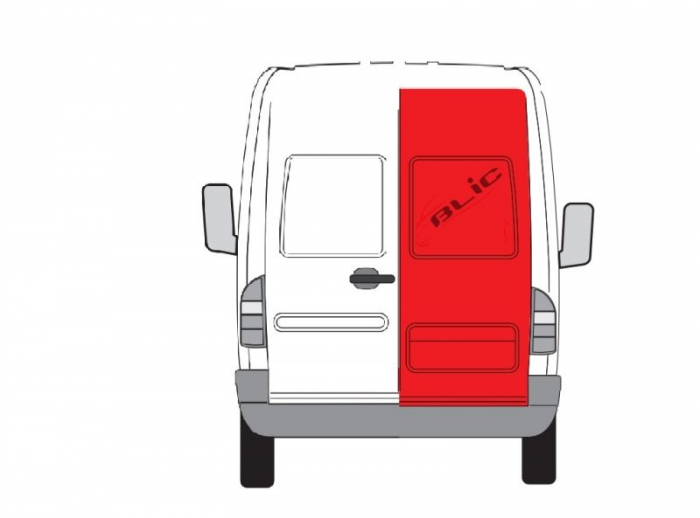 Panou reparatie usa Spate Dreapta (strat, versiunea superioara) potrivit MERCEDES SPRINTER 2-T (B901, B902), SPRINTER 3-T (B903), SPRINTER 4-T (B904), SPRINTER 5-T (B905) 02.95-05.06 [2]
