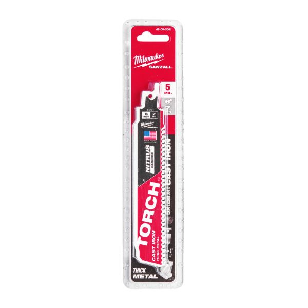Panza sabie TCT TORCH NITRUS CARBIDE™, metal, 150mm, 7Tpi, 5 buc [2]
