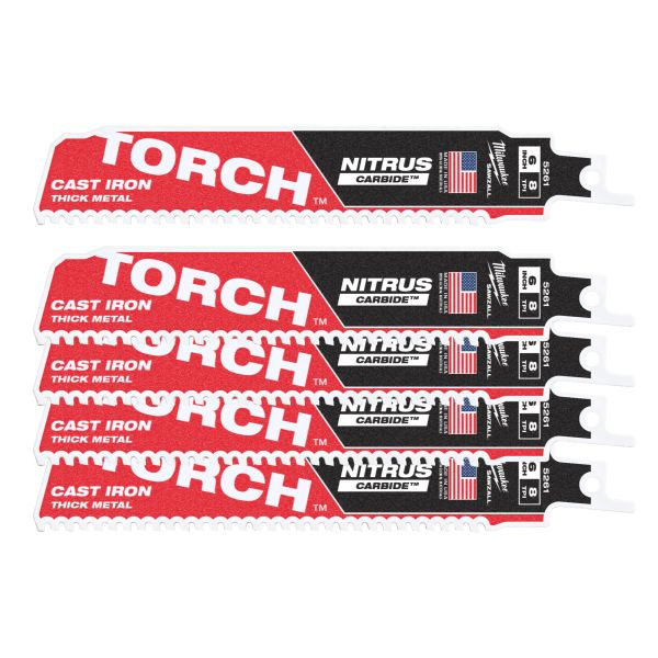 Panza sabie TCT TORCH NITRUS CARBIDE™, metal, 150mm, 7Tpi, 5 buc [1]