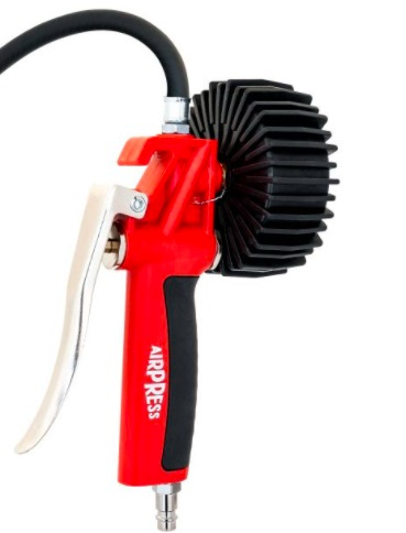 Pistol de umflare, pentru pompare, pentru verificarea presiunii aerului, analog, presiune bar: 0-10 bar, presiune psi: 0-145 psi, conector: 1/4 SKP, masini de livrare; autoturisme de pasageri [4]