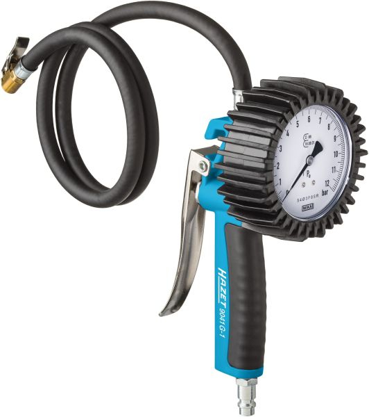 Pistol de umflare, pentru pompare, pentru verificarea presiunii aerului, analog, presiune bar: 8 bar, conector: 1/4 [1]