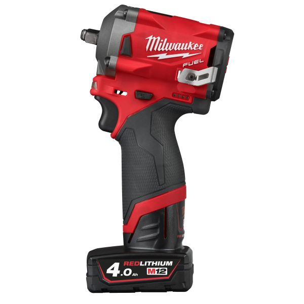 Pistol pneumatic pe baterii M12 FIW38-422X, patrat extern 3/8, cuplu maxim: 339Nm, 12V 2 x 2 / 4Ah, impachetare: valiză  [1]