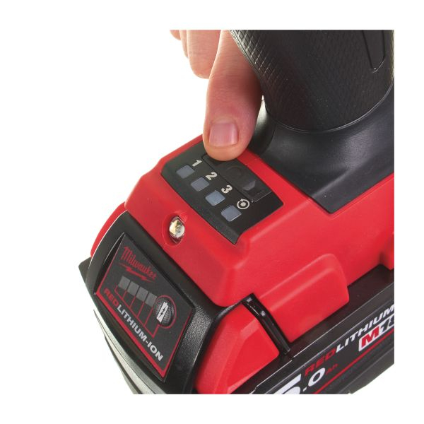 Pistol pneumatic pe baterii M18 FHIWF12-0X, patrat exterior 1/2, cuplu maxim: 130 / 400 / 1356Nm, 18V 0, impachetare: valiză [4]