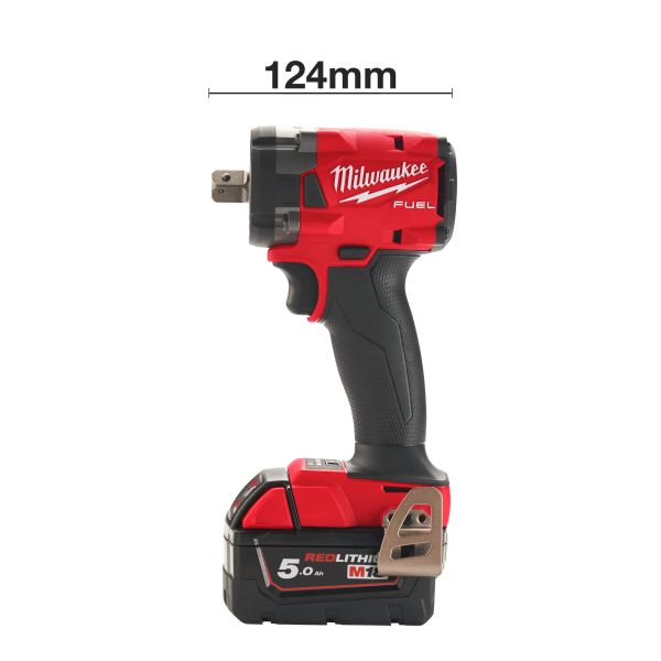 Pistol pneumatic pe baterii M18 FIW2P12-0X, patrat exterior 1/2, cuplu maxim: 34 / 102 / 203 / 339Nm, 18V 0, impachetare: valiză [4]