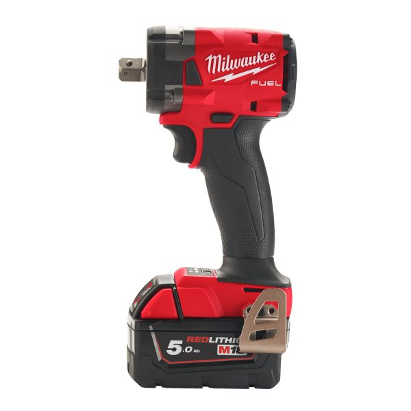Pistol pneumatic pe baterii M18 FIW2P12-502X, patrat exterior 1/2, cuplu maxim: 34 / 102 / 203 / 339Nm, 18V 2 x 5Ah, impachetare: valiză  [1]