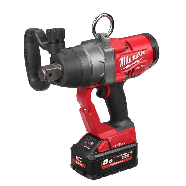 Pistol pneumatic pe baterii M18 ONEFHIWF1-802X, Pivot 1 cu 4 puncte, cuplu maxim: 2400Nm, 18V 2 x 8Ah, impachetare: valiză  [4]
