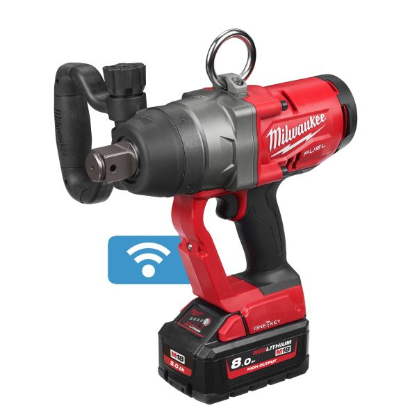 Pistol pneumatic pe baterii M18 ONEFHIWF1-802X, Pivot 1 cu 4 puncte, cuplu maxim: 2400Nm, 18V 2 x 8Ah, impachetare: valiză  [2]