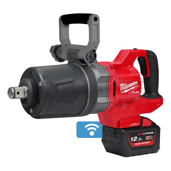 Pistol pneumatic pe baterii M18 ONEFHIWF1DS-121C, Pivot 1 cu 4 puncte, cuplu maxim: 1180 / 1254 / 1966 / 2576Nm, 18V 1 x 12Ah, impachetare: valiză  [2]