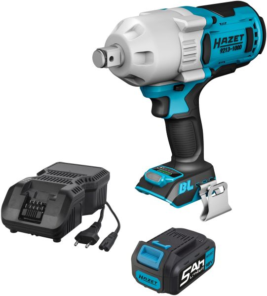 Pistol pneumatic pe baterii, Pivot in patru puncte, cuplu maxim: 1400Nm, 18V 0 x 5Ah, incarcator inclus [2]