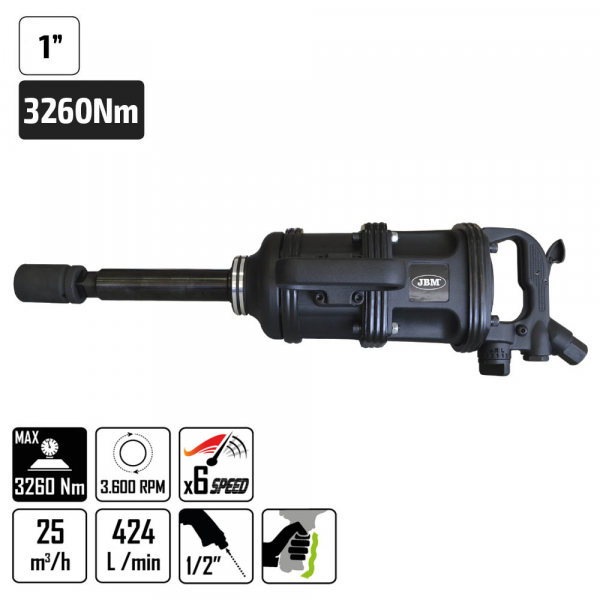 Pistol pneumatic pentru roți de camion 1" [3]
