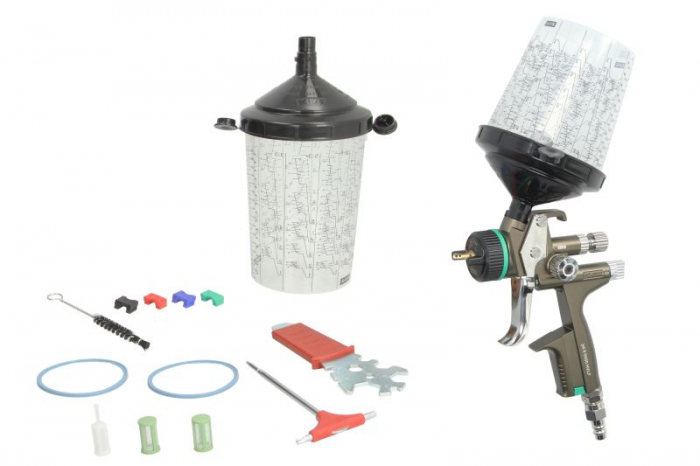 Pistol vopsire pneumatic JET X 5500, HVLP, marime duza: 1,3 [2]