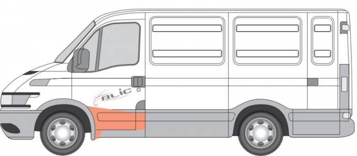 Podea treapta cabina Stanga potrivit IVECO DAILY III, DAILY IV 1999-2011 [2]