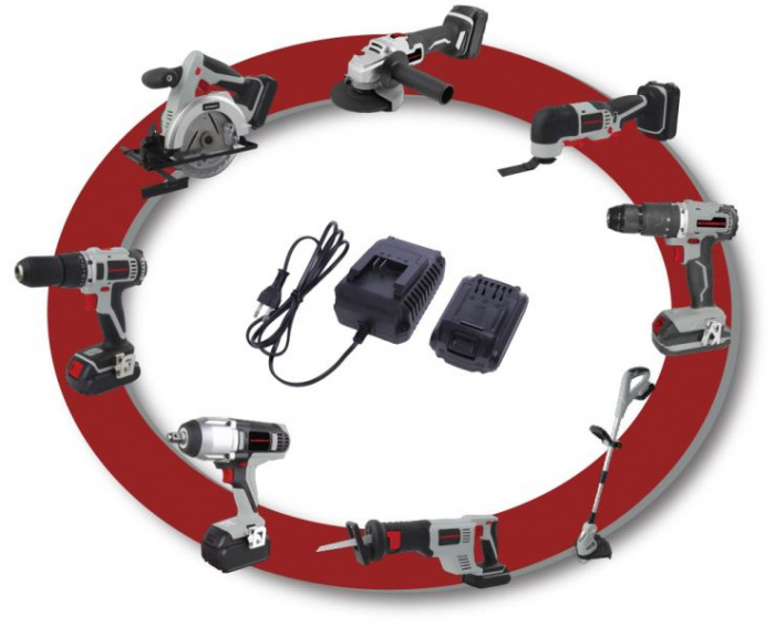 Polizor alimentare electrica: alimentat cu baterie, diametru disc: 125 mm, tensiune: 20 V [3]