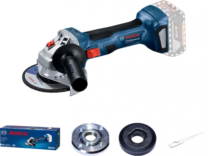 Polizor cu acumulator GWS 180-LI, diametru disc: 125 mm, voltaj: 18 V [1]