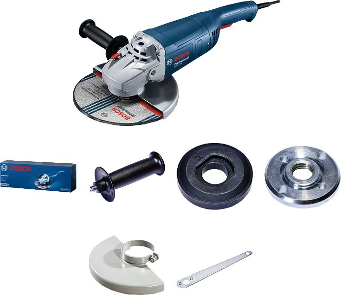 Polizor unghiular GWS 2200, putere nominala: 2200W, tensiune:230V, diametru disc: 230mm [1]