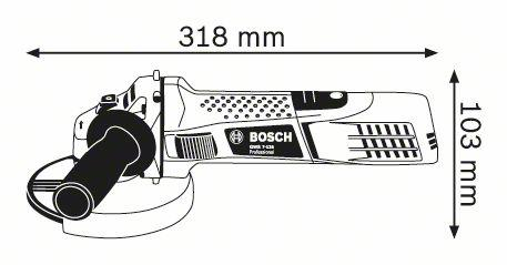 Polizor unghiular GWS 7-125 PROFESSIONAL, putere nominala: 720W, tensiune:230V, diametru disc: 125mm [2]