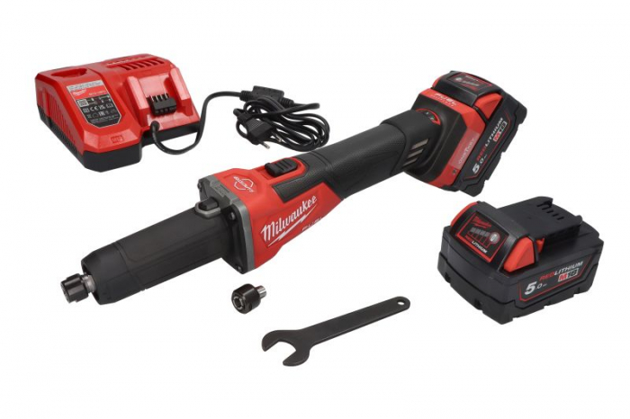 Polizor vulcanizare: 6,0mm / 8,0mm, motor, voltaj: 18V, number of batteries: 2 x 5Ah, ambalare: valiza, baterie si incarcator inclus [2]