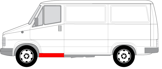 Prag auto Fata Stanga potrivit CITROEN C25; FIAT DUCATO; PEUGEOT J5 -05.94 [3]