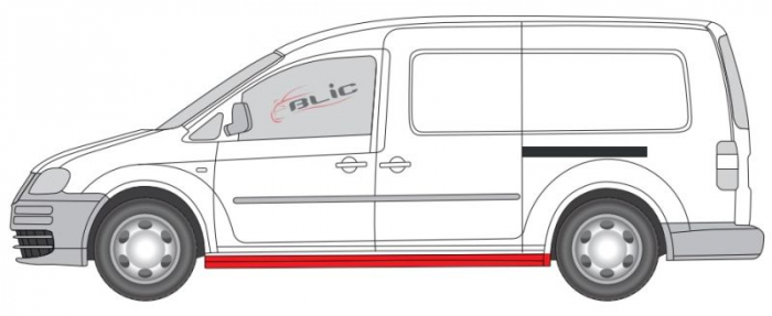 Prag auto Stanga maxi potrivit VW CADDY III, CADDY III/MINIVAN 4 usi 2004-2015 [2]