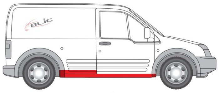 Prag lateral dreapta FORD TRANSIT / TOURNEO CONNECT intre 2002-2013 [2]