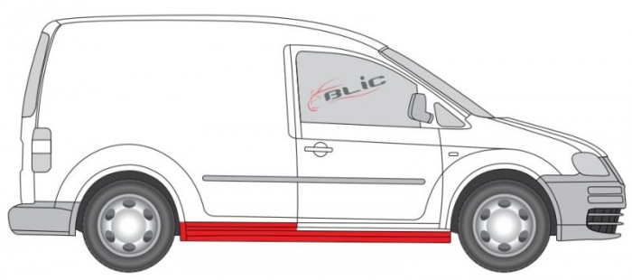 Prag lateral dreapta VW CADDY III 2 usi dupa 2004 [2]