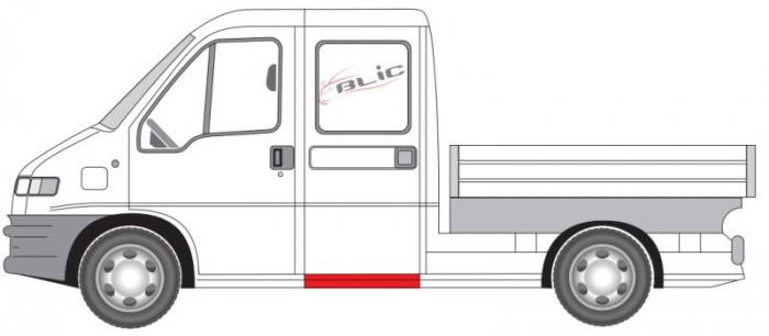 Prag lateral fata stanga/dreapta CITROEN JUMPER; FIAT DUCATO; PEUGEOT BOXER intre 1994-2006 [2]