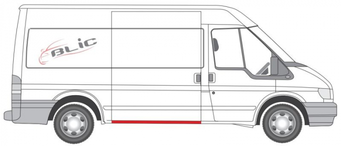 Prag lateral reparatie spate dreapta potrivit FORD TRANSIT V FL 2006-2013 [2]