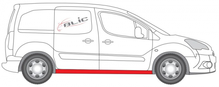 Prag PEUGEOT PARTNER caroserie dupa 2008 [2]