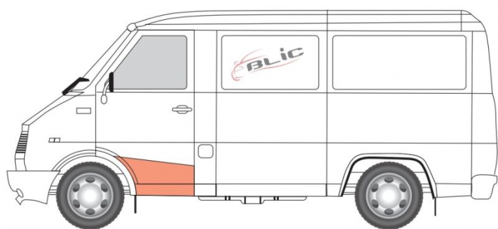 Prag usa fata stanga complet DAEWOO LUBLIN intre 1993-2007 [2]