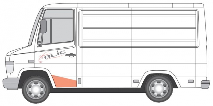 Prag usa fata stanga MERCEDES VARIO intre 1996-2013 [2]