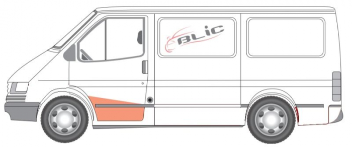Prag usa fata stanga sectiune FORD TRANSIT intre 1986-2000 [3]