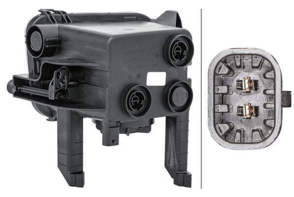 Proiector ceata Dreapta (H3) potrivit OPEL MERIVA A 05.03-05.10 [2]
